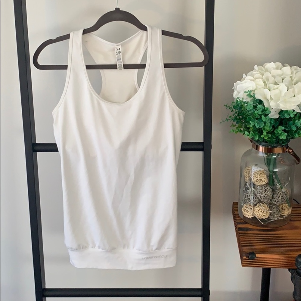 Under Armour HeatGear Athletic Tank with Inner Bra